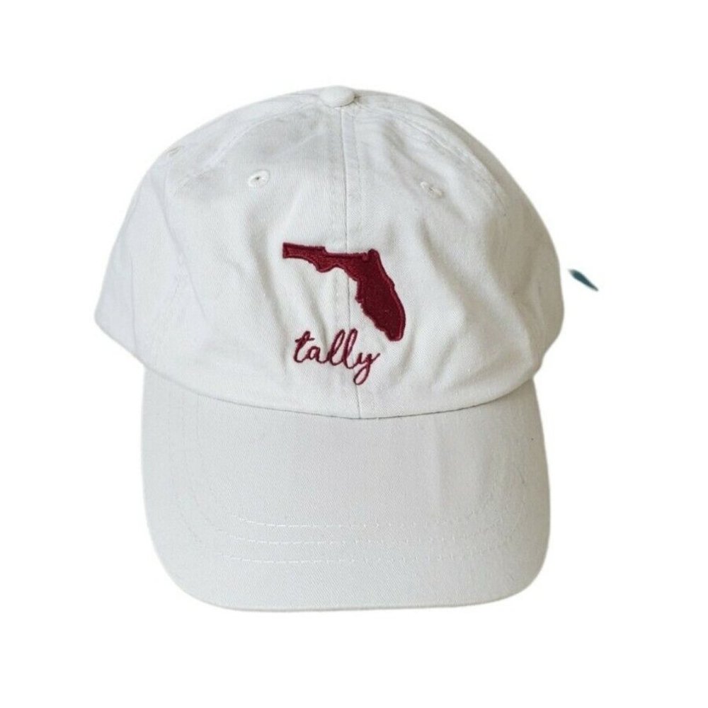 NWT Adams "Upscale Fashion HeadWear" Brand Tally Hat Adjustable Cap Burgundy